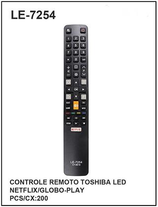 CONTROLE REMOTO TOSHIBA LED NETFLIX/GLOBO-PLAY