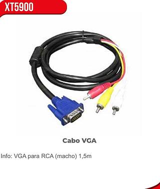 Cabo HDMI Com 3RCA