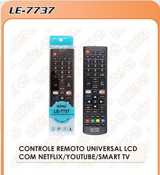 CONTROLE REMOTO UNIVERSAL LCD COM NETFLIX/YOUTUBE/SMART TV