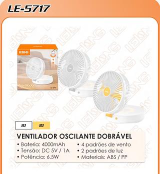 VENTILADOR OSCILANTE DOBRÁVEL