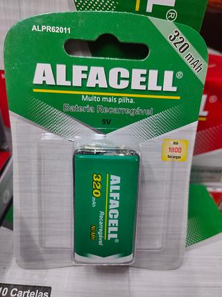 BATERIA RECARREGAVÉL• 9V • 450mAh