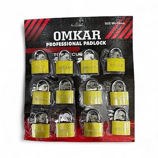 12 Unidades Cadeado 30 MM Cartela