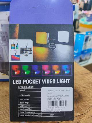 LED pocket Mini luz de preenchimento para celular
