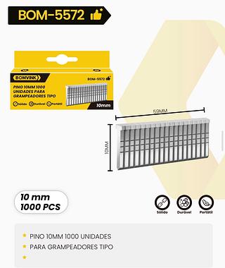 PINO 10MM 1000 UNIDADES PARA GRAMPEADORES TIPO