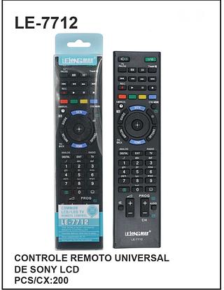 CONTROLE REMOTO UNIVERSAL DE SONY LCD