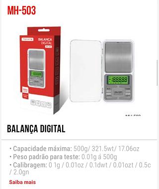 BALANÇA DIGITAL DE BOLSA