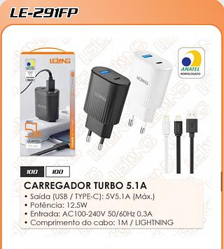 CARREGADOR TURBO 5.1A