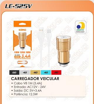 CARREGADOR VEICULAR