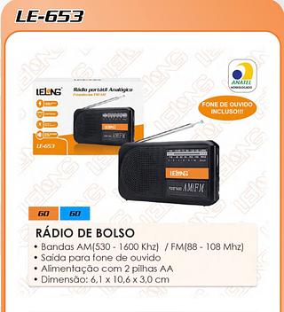 RÁDIO DE BOLSO