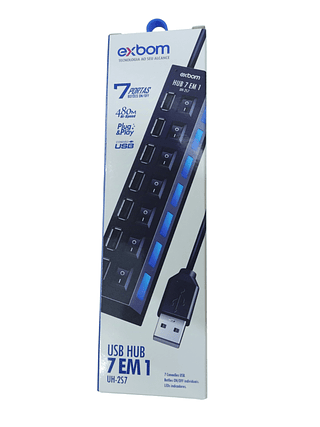 HUB USB 7 PORTAS