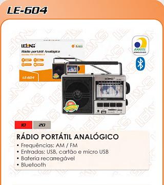 RÁDIO PORTÁTIL ANALÓGICO