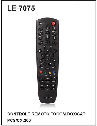 CONTROLE REMOTO TOCOM BOX/SAT