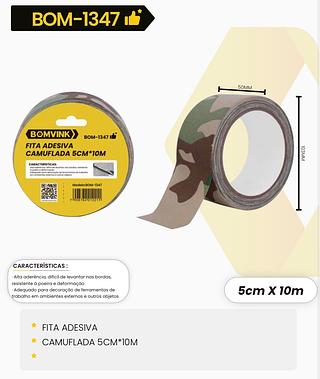 FITA ADESIVA CAMUFLADA 5CM*10M