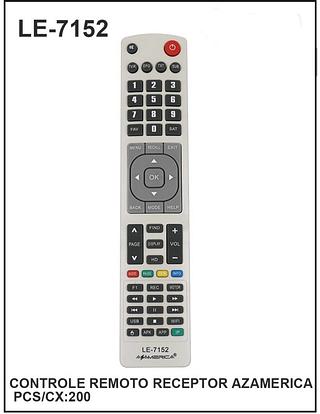 CONTROLE REMOTO RECEPTOR AZAMERICA