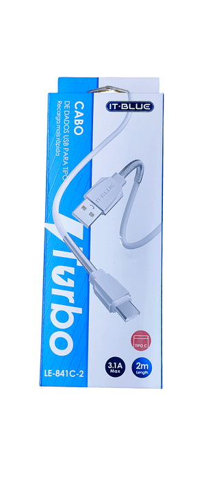 IT-BLUE CABO DE DADOS TURBO 2M 3.1A-TPC