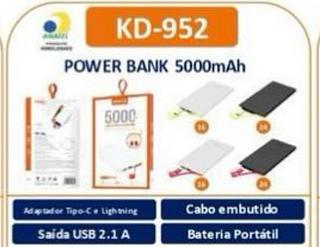 POWER BANK 5000mAh