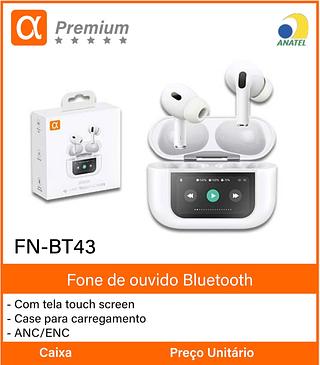 Com tela touch screen - Case para carregamento - ANC/ENC