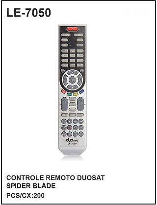 CONTROLE REMOTO DUOSAT SPIDER BLADE