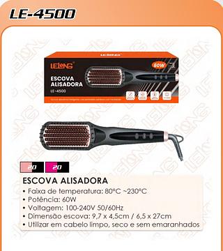 ESCOVA ALISADORA • Faixa de temperatura: 80°C ~230°C