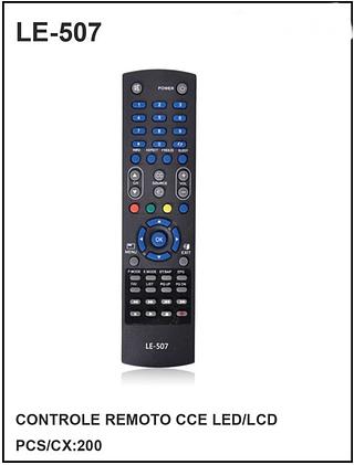 CONTROLE REMOTO CCE LED/LCD