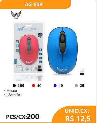 Mouse • . Sem fio