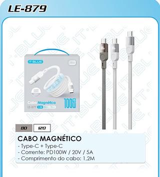 CABO MAGNÉTICO - Type-C + Type-C