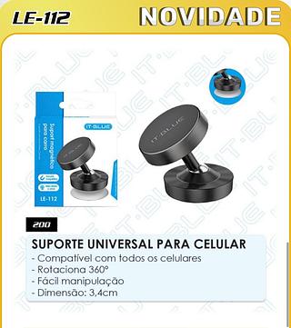 SUPORTE UNIVERSAL PARA CELULAR - Compatível com todos os celulares