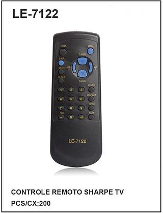 CONTROLE REMOTO SHARPE TV