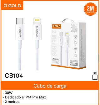30W - Dedicado a iP14 Pro Max - 2 metros
