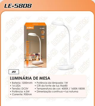 LUMINÁRIA DE MESA
